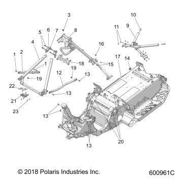 CHASSIS, CHASSIS ASM. and OVER STRUCTURE - S19DCL8RS/8REM ALL OPTIONS (600961C)