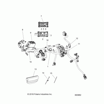 ELECTRICAL, MAIN WIRE HARNESS - S20EKL8RS ALL OPTIONS (600962)