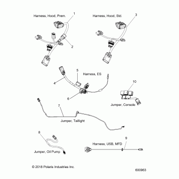 ELECTRICAL, JUMPERS/WIRE HARNESS - S19ELS8R ALL OPTIONS (600963)