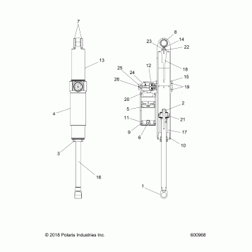 SUSPENSION, SHOCK, REAR TRACK (7044819) - S21EKP8RS ALL OPTIONS (600968)
