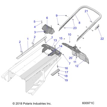 BODY, BUMPER, REAR, SNOWFLAP and TAILLIGHT COVER - S20EKL8RS ALL OPTIONS (600971C)