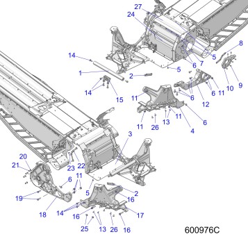 CHASSIS, BULKHEAD ASM. - S20EKL8RS ALL OPTIONS (600976C)