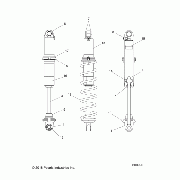 SUSPENSION, SHOCK, IFS - S19EHM8PS (600990)