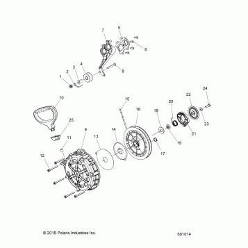 ENGINE, RECOIL STARTER - S22EFA8RS/EFB8RS ALL OPTIONS (601014)