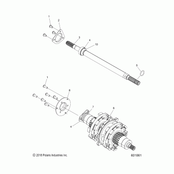 DRIVE TRAIN, JACKSHAFT and DRIVESHAFT - S19ELS8R ALL OPTIONS (601061)