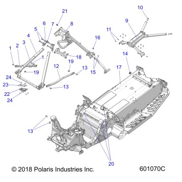 CHASSIS, CHASSIS ASM. and OVER STRUCTURE - S19DDH8RS ALL OPTIONS (601070C)