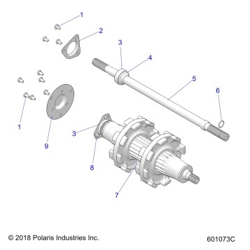 DRIVE TRAIN, JACKSHAFT and DRIVESHAFT - S20EKL8RS ALL OPTIONS (601073C)