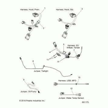 ELECTRICAL, JUMPERS/WIRE HARNESS - S20EKL8RS ALL OPTIONS (601175)