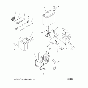 ELECTRICAL, BATTERY and CABLES - S20DCH6PS E.S. (601203)