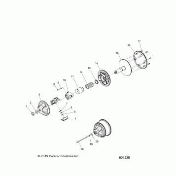 DRIVE TRAIN, CLUTCH, PRIMARY - S25CED5TSL/TSU (601235)