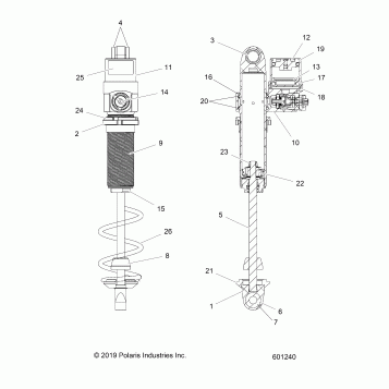 SUSPENSION, SHOCK, IFS - S20EFT8PS/EFN8PS (601240)