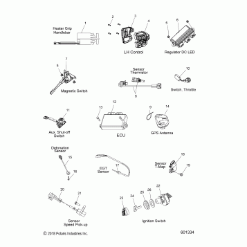 ELECTRICAL, SWITCHES, SENSORS and COMPONENTS - S19ELS8R (601334)