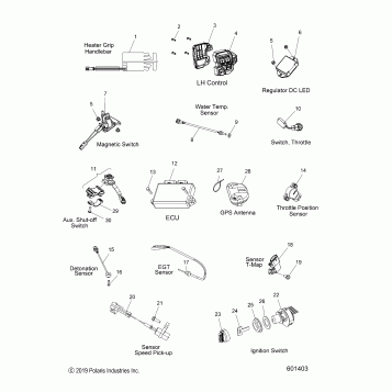 ELECTRICAL, SWITCHES, SENSORS and COMPONENTS - S20DCH6PS ALL OPTIONS (601403)