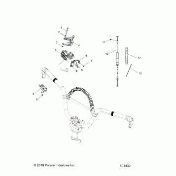 ENGINE, THROTTLE CONTROL ASM. - S22EFA8RS/EFB8RS 1206185 (601430)