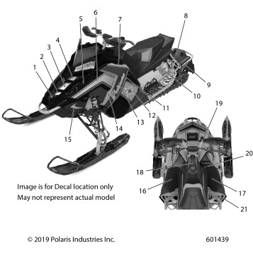 BODY, DECAL, 40th ANNIVERSARY EDITION - S20DCH6PS (601439)