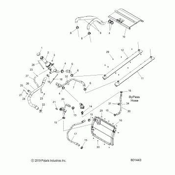 ENGINE, COOLING SYSTEM - S20DDH8PS ALL OPTIONS (601433)