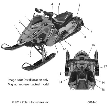 BODY, DECAL, BLACK SIDE PANEL W/PINK RIBBON RIDE ACCENT - S20DDH8PS (601448)