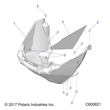 BODY, NOSEPAN ASM. - S22CED5TSL/TSU (C600821)