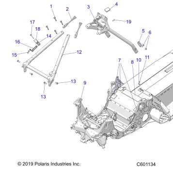 CHASSIS, CHASSIS ASM. and OVER STRUCTURE - S22CED5TSL/TSU (C601134)