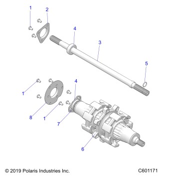 DRIVE TRAIN, JACKSHAFT and DRIVESHAFT - S20EHM8RS ALL OPTIONS (600425)