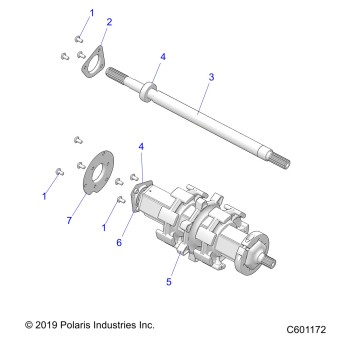 DRIVE TRAIN, JACKSHAFT and DRIVESHAFT - S20EHM8PS ALL OPTIONS (C601303)