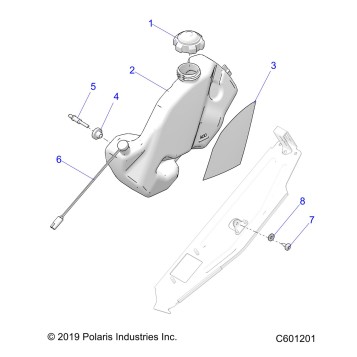 ENGINE, OIL BOTTLE ASM. - S20EDP8PS ALL OPTIONS (C601201)