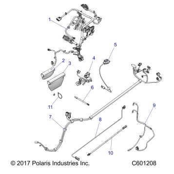 ELECTRICAL, WIRE HARNESS - S20FJB8/FJE8/FJP8 ALL OPTIONS (600685C)