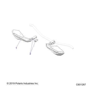 STEERING, HAND GUARDS - S21EEC6PS ALL OPTIONS (C601267)