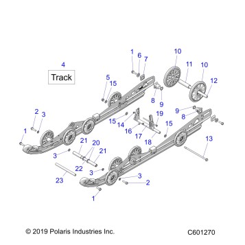 SUSPENSION, REAR - S20ELS8PS ALL OPTIONS (601270C)