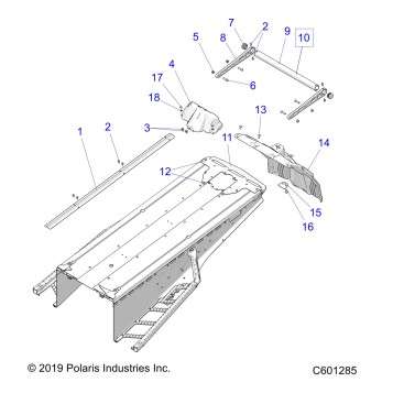 BODY, BUMPER, REAR, SNOWFLAP and TAILLIGHT COVER - S20EFS8PS ALL OPTIONS (C601285)
