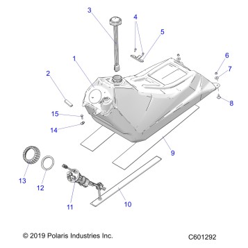 FUEL SYSTEM, FUEL TANK ASM. - S20EHM8PS ALL OPTIONS (C601292)