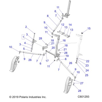STEERING, LOWER - S20EHM8PS ALL OPTIONS (C601293)