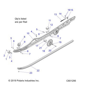 SUSPENSION, RAIL MOUNTING - S20EFS8PS ALL OPTIONS (C601295)