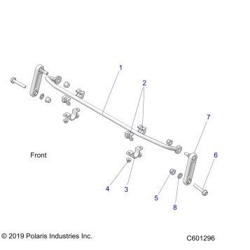 SUSPENSION, SWAY BAR - S20EFS8P ALL OPTIONS (C601296)