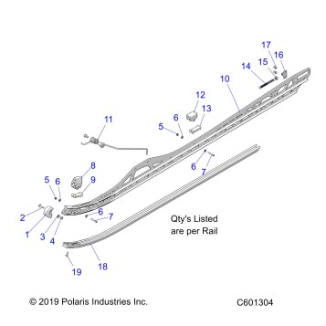 SUSPENSION, RAIL MOUNTING - S21EHK8RC ALL OPTIONS (C601304)