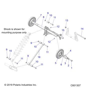 SUSPENSION, TORQUE ARM, REAR - S20EHM8PS ALL OPTIONS (C601307)
