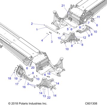 CHASSIS, BULKHEAD ASM. - S20EHM8RS ALL OPTIONS (601005C)