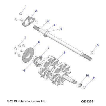 DRIVE TRAIN, JACKSHAFT and DRIVESHAFT - S21EEC6PS (C601368)