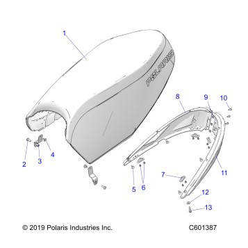 BODY, SEAT ASM. - S26MDX6DSA (C601387)