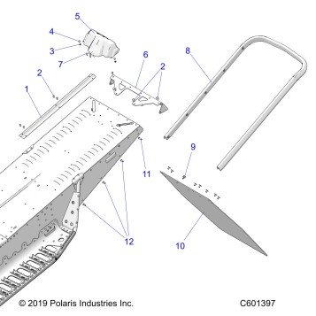 CHASSIS, REAR ASM. - S26MDX6DSA (C601397)