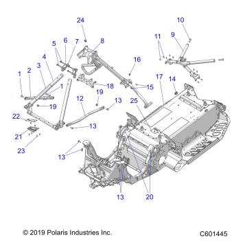 CHASSIS, CHASSIS ASM. and OVER STRUCTURE - S20DCH8RS ALL OPTIONS (C601445)