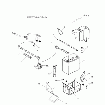 ELECTRICAL, BATTERY and CABLES - S16CW6 ALL OPTIONS (49SNOWBATTERY13ASSLT)