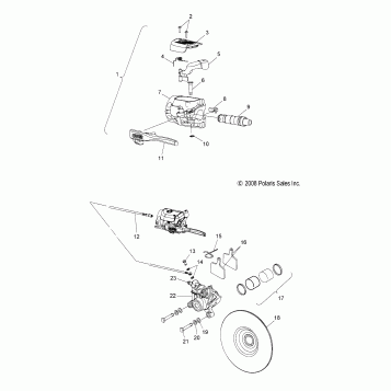 BRAKES, BRAKE SYSTEM - S11PP7FSL (49SNOWBRAKE09SHIFT)