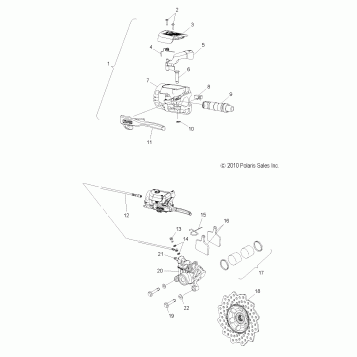 BRAKES, BRAKE SYSTEM - S11BP8/BE8 ALL OPTIONS (49SNOWBRAKE11800PR)