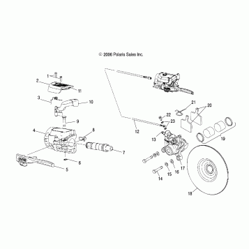 BRAKE SYSTEM - S07NP5CS/CE (49SNOWBRAKE500XCSP)