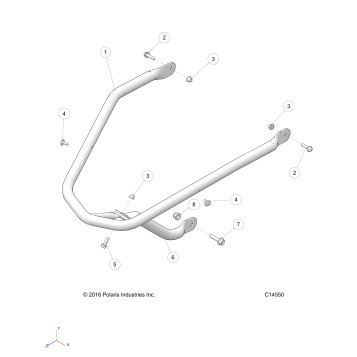 BODY, BUMPER, FRONT - S17CBA5 ALL OPTIONS (49SNOWBUMPER14550)