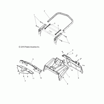 BODY, BUMPER, REAR and CLOSEOFF - S18DCH8PS ALL OPTIONS (49SNOWBUMPERRR16PROS)
