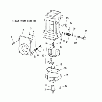 ENGINE, CARBURETOR, LOWER - S07NP5CS/CE (49SNOWCARBLOWER500XCSP)