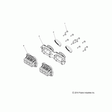 ENGINE, REED VALVE and THROTTLE BODY ADAPTOR - S18DCH8PS ALL OPTIONS (49SNOWCARBURETOR158CH)