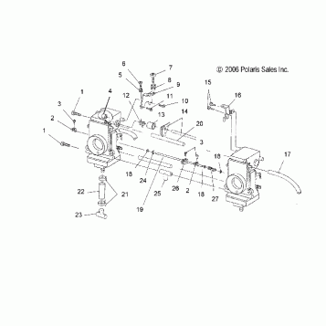 ENGINE, CARBURETOR - S07NP5CS/CE (49SNOWCARBURETOR600HO)